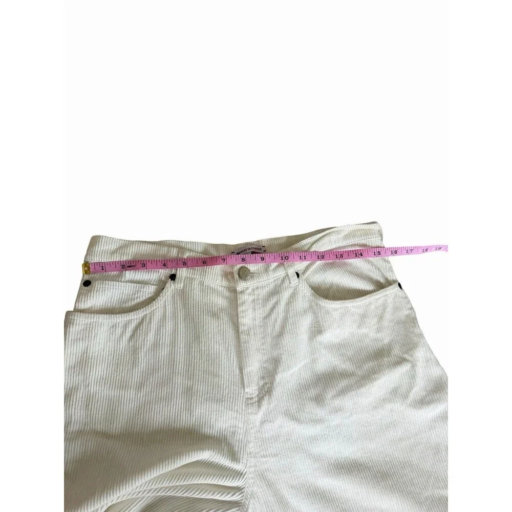 Frances Valentine Jane Corduroy Jean Pants SZ 8 Designer Old Money Coastal Chic
